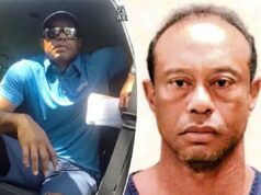 Segunda foto solene de Tiger Woods revelada após prisão por DUI Segunda foto solene de Tiger Woods revelada após prisão por DUI