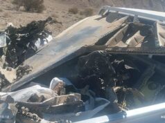 Segundo aviador dos EUA fica ferido, mas está SEGURO após missão de resgate ‘milagrosa’ nas profundezas do Irã, diz Trump Um segundo aviador dos EUA abatido sobre o Irã foi resgatado em uma ousada missão de resgate após um violento tiroteio com o IRGC, dizem os relatórios. Os destroços do caça a jato F-15E do piloto são retratados