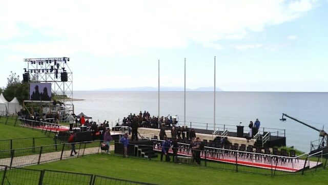 Segurança reforçada em Anzac Cove, na Turquia
