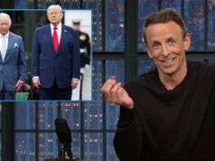 Seth Meyers suspeita que o humor inteligente do rei Charles passou direto pela cabeça de Trump: ‘Assim como sexo com Melania, eu não entendo!’ | Vídeo Jogar