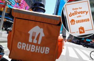 Seu mensageiro GrubHub pode não funcionar para o GrubHub – então a empresa pode evitar o pagamento do salário mínimo Um entregador do Grubhub andando em Manhattan, na cidade de Nova York.