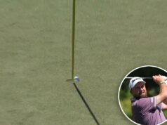 Shane Lowry acerta o hole-in-one em momento eletrizante do Masters Shane Lowry acerta o hole-in-one em momento eletrizante do Masters