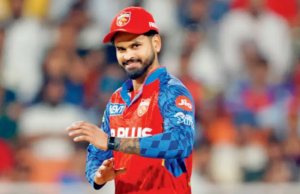 Shreyas Iyer explica como o movimento do gatilho o ajuda a criar ritmo enquanto rebate Shreyas Iyer explica como o movimento do gatilho o ajuda a criar ritmo enquanto rebate