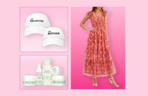 Sou conhecido por minha experiência em dar presentes: 20 presentes de primeira linha para o dia das mães DUSSELDORF, ALEMANHA - 24 DE JULHO: Ira Meindl é visto usando um vestido Zimmermann longo estampado rosa, rosa e branco com cinto bege, uma bolsa de couro preta da Hermes, óculos escuros Saint Laurent pretos e chinelo Passarela bege em 24 de julho de 2022 em Dusseldorf, Alemanha. (Foto de Jeremy Moeller/Getty Images)