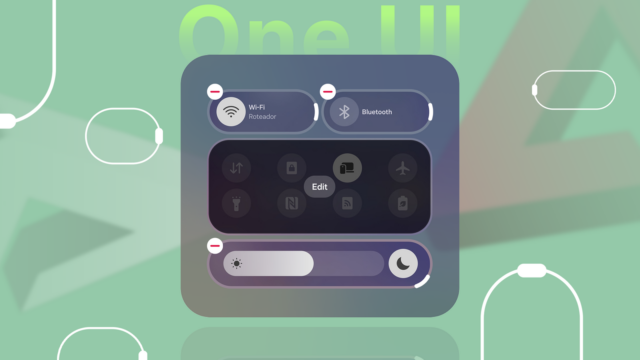 Uma mão segurando um Samsung Galaxy s25, com ‘One UI 8.5’ exibido ao lado.
