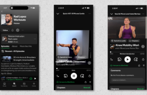 Spotify agora tem vídeos de treino do Peloton Spotify agora tem vídeos de treino do Peloton