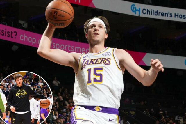 Austin Reaves, do Lakers, terá pelo menos cinco assistências na partida das quartas de final contra o Spurs, prevê Erich Richter, do The Post. 