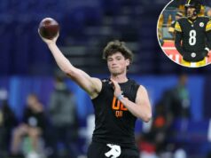 Steelers convocam Penn State QB Drew Allar enquanto enfrentam a incerteza de Aaron Rodgers Drew Allar, do Penn State Nittany Lions, lança um passe no NFL Scouting Combine.