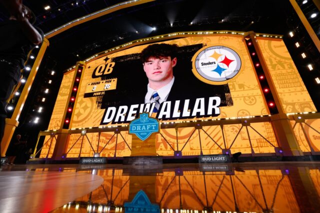 The Pittsburgh Steelers drafted QB Drew Allar in Round 3 of the 2026 NFL draft