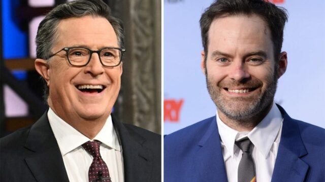Stephen Colbert diz que a saída de Bill Hader do 'SNL' reflete o pivô de sua carreira para escrever o filme 'O Senhor dos Anéis': 'Just Do Something You Love'
