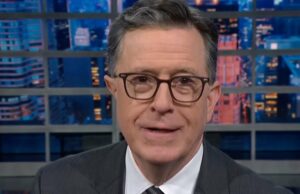 Stephen Colbert fica perplexo ao saber que 22% dos americanos aprovam fortemente Trump: ‘Quem é você?!’ | Vídeo Trump, Leavett