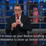 Stephen Colbert reage às ameaças de Páscoa de Trump ao Irã sobre o fechamento do Estreito de Hormuz