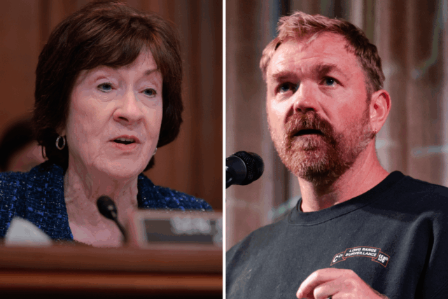 Surge de Graham Platner ameaça Susan Collins enquanto Janet Mills se retira
