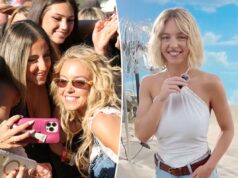 Sydney Sweeney joga roupas íntimas na aparição surpresa do Stagecoach enquanto canta com uma estrela country Sydney Sweeney joga roupas íntimas na aparição surpresa do Stagecoach enquanto canta com uma estrela country
