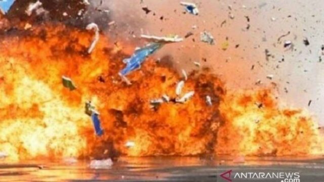 Tangki BBM de Banyuasin Meledak, 4 Orang Alami Luka Bakar
