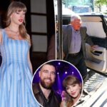 Taylor Swift abre a cobertura para jantar em Nova York com o pai Scott antes do casamento de Travis Kelce