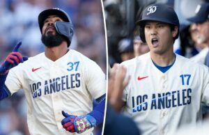 Teoscar Hernández e Shohei Ohtani lideram o melhor ataque dos Dodgers na MLB para vencer o Rangers Teoscar Hernández e Shohei Ohtani lideram o melhor ataque dos Dodgers na MLB para vencer o Rangers
