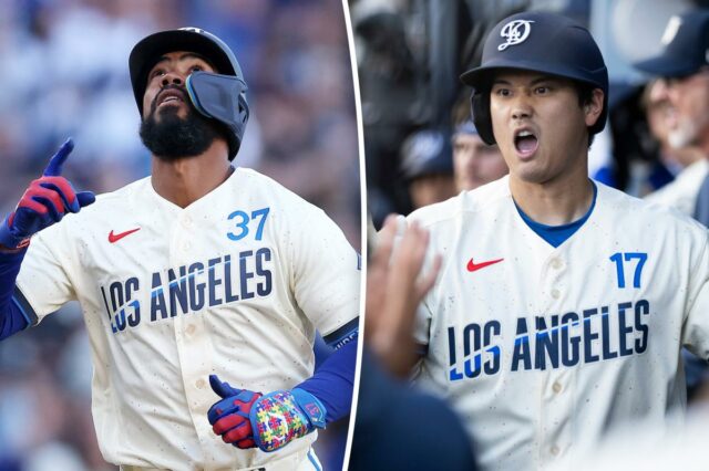 Teoscar Hernández e Shohei Ohtani lideram o melhor ataque dos Dodgers na MLB para vencer o Rangers
