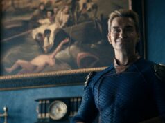 ‘The Boys’ Boss desvenda o crescente complexo de Messias de Homelander: ‘Verdadeiramente enojado com sua própria humanidade biológica’ Erin Moriarty como Annie January/Starlight e Laz Alonso como Mother's Milk na 5ª temporada de