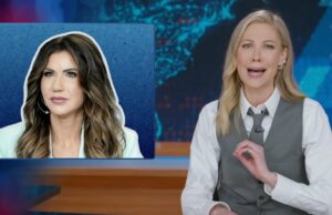‘The Daily Show’ defende o marido de Kristi Noem com ‘passe grátis’ para se travestir após seu suposto caso | Vídeo Megyn Kell em