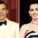 'The Devil Wears Prada 2': Anne Hathaway e Conrad Ricamora brincam em fotos do set depois que seu papel de colega de quarto foi cortado da sequência