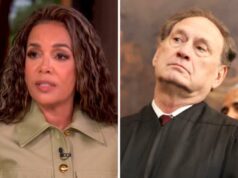 ‘The View’s Sunny Hostin desanimado pelo juiz Samuel Alito, alegando que “o racismo não existe mais neste país”: “Agora tenho que dizer aos meus filhos que eles têm menos direitos civis do que eu quando nasci” 'The View's Sunny Hostin desanimado pelo juiz Samuel Alito, alegando que “o racismo não existe mais neste país”: “Agora tenho que dizer aos meus filhos que eles têm menos direitos civis do que eu quando nasci”