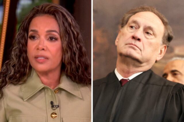 'The View's Sunny Hostin desanimado pelo juiz Samuel Alito, alegando que “o racismo não existe mais neste país”: “Agora tenho que dizer aos meus filhos que eles têm menos direitos civis do que eu quando nasci”
