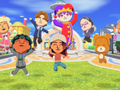 Tomodachi Life: Living the Dream é uma pequena fazenda de formigas hilariante para Nintendo Switch. E eu preciso disso agora. Captura de tela do Tomodachi Life de Miis perto de máquinas de venda automática