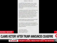 Três palavras que faltam no plano de cessar-fogo podem fazer Trump de bobo Yahoo news home