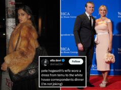 Troll ‘Hot Girl for Zohran’ criticado por ataque baixo ao vestido WHCD da esposa de Pete Hegseth Troll 'Hot Girl for Zohran' criticado por ataque baixo ao vestido WHCD da esposa de Pete Hegseth