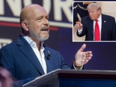 Trump apoia o ex-assessor do governo britânico Steve Hilton na corrida para governador da Califórnia O candidato provincial da Califórnia, Steve Hilton, em um debate em São Francisco, Califórnia, terça-feira, 3 de fevereiro de 2026.