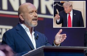 Trump apoia o ex-assessor do governo britânico Steve Hilton na corrida para governador da Califórnia O candidato provincial da Califórnia, Steve Hilton, em um debate em São Francisco, Califórnia, terça-feira, 3 de fevereiro de 2026.