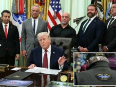 Trump assina ordem para acelerar a pesquisa de drogas psicodélicas para tratar veteranos com TEPT Presidente Donald Trump falando no Salão Oval.