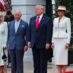 Trump brinca sobre seu casamento com Melania enquanto bajula a falecida Rainha Elizabeth II: atualizações ao vivo