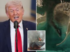 Trump diz ao Irã ‘abra o Estreito F-in’, seus malucos’ – enquanto alerta sobre novos ataques e diz ‘louvado seja Alá’ Trump diz ao Irã 'abra o Estreito F-in', seus malucos' - enquanto alerta sobre novos ataques e diz 'louvado seja Alá'