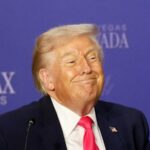 O presidente dos EUA, Donald Trump, durante um evento em Las Vegas na quinta-feira.