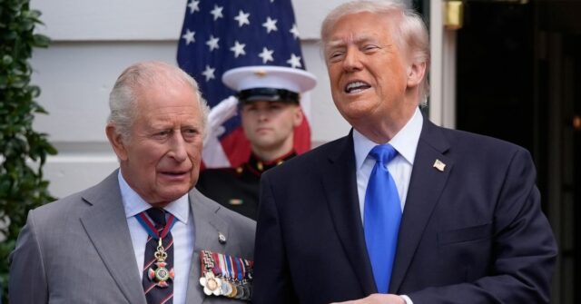 Trump elimina tarifas para o rei Carlos
