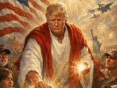 Trump exclui postagem com imagem que se retrata como Jesus após reação negativa Trump exclui postagem com imagem que se retrata como Jesus após reação negativa