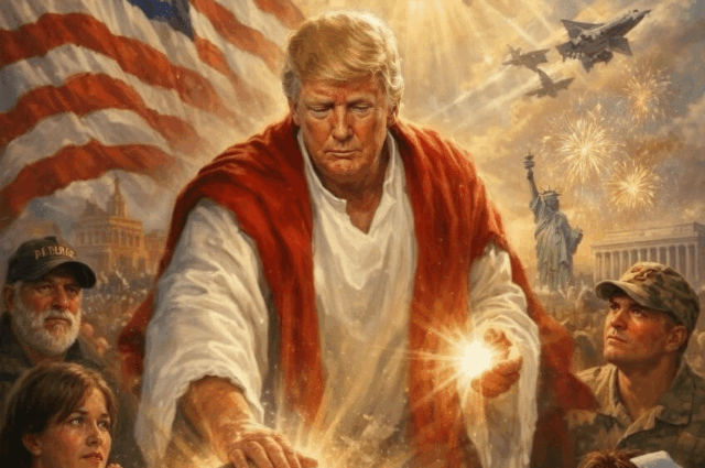 Trump exclui postagem com imagem que se retrata como Jesus após reação negativa
