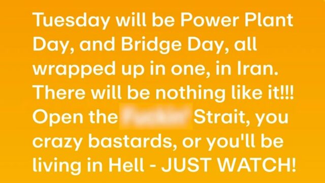 Trump lança nova ameaça ao Irão
