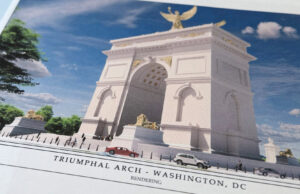 Trump planeja ‘Arco do Triunfo’ de 250 pés para marcar 250 anos de independência dos EUA Trump planeja 'Arco do Triunfo' de 250 pés para marcar 250 anos de independência dos EUA