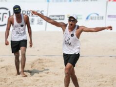 Tumbang Tiga Set, Langkah Bintang/Sofyan Terhenti nos 8 Grandes Jogos Asiáticos de Praia de 2026 Tumbang Tiga Set, Langkah Bintang/Sofyan Terhenti nos 8 Grandes Jogos Asiáticos de Praia de 2026