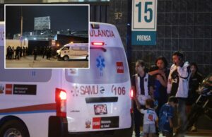 Um morto, dezenas de feridos enquanto evento no estádio do Peru dá errado Um morto, dezenas de feridos enquanto evento no estádio do Peru dá errado