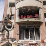 O Instituto de Pesquisa de Laser e Plasma da Universidade Shahid Beheshti na área de Evin, no norte de Teerã,