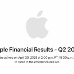 Veja como ouvir ao vivo a teleconferência de resultados do segundo trimestre de 2026 da Apple