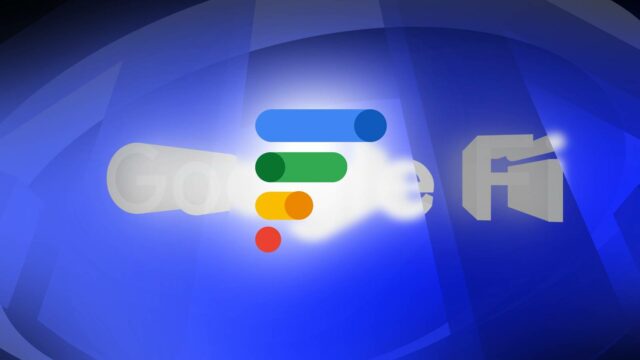 Uma prateleira com caixas de cartão SIM do Google Fi