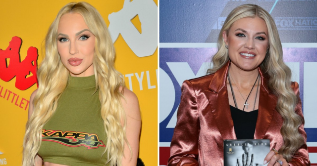 Vendendo Christine Quinn da Sunset bate Erika Kirk chorando em meio ao tiroteio WHCD
