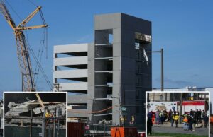 Vídeo horrível mostra estacionamento da Filadélfia desabando, matando trabalhador e enterrando outros dois Vídeo horrível mostra estacionamento da Filadélfia desabando, matando trabalhador e enterrando outros dois