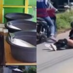 Virais! Tertangkap Basah Mau Curi Uang di Toko, Wanita Ini Mendadak Lepas Celana e Akting Jadi ODGJ