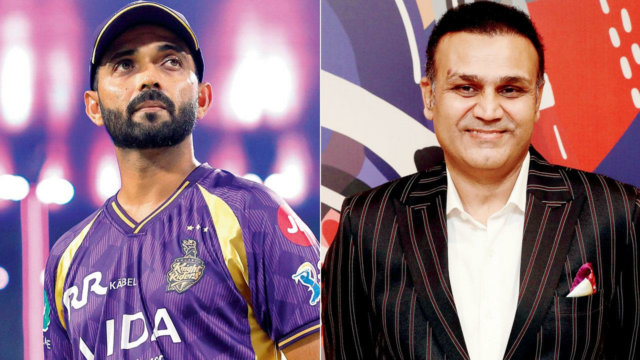 Virender Sehwag exorta Ajinkya Rahane a evitar confrontos desnecessários Virender Sehwag exorta Ajinkya Rahane a evitar confrontos desnecessários